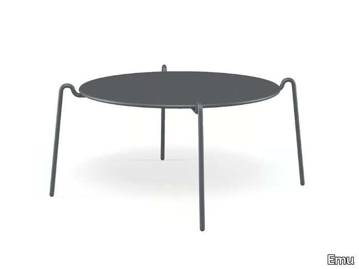 RIO R50 - Low round steel coffee table _ Emu