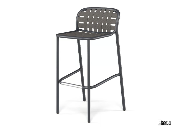 YARD - Stackable high aluminium garden stool _ Emu