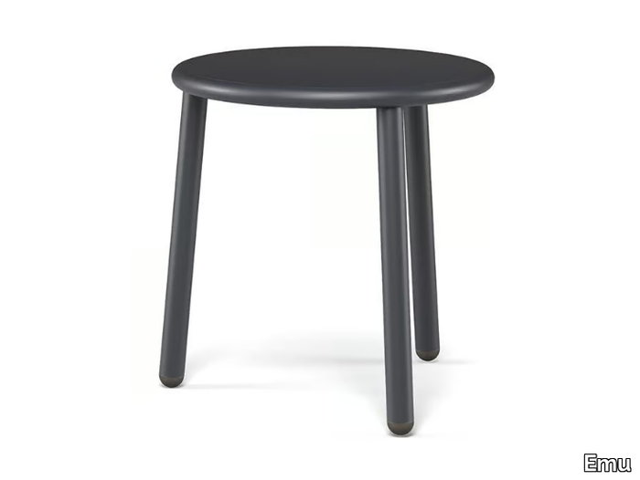 YARD - Low round aluminium coffee table _ Emu