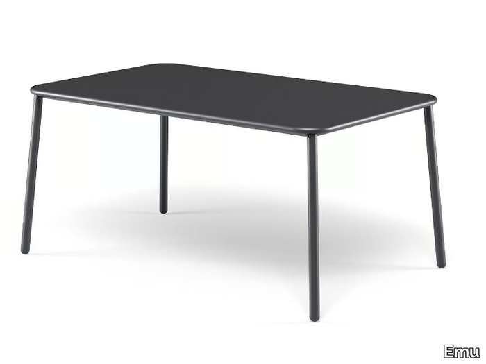 YARD - Rectangular aluminium table _ Emu