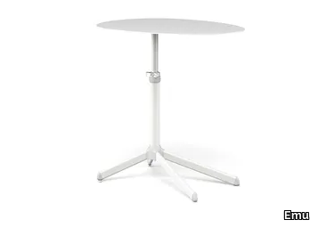 TERRAMARE - Height-adjustable aluminium garden side table _ Emu