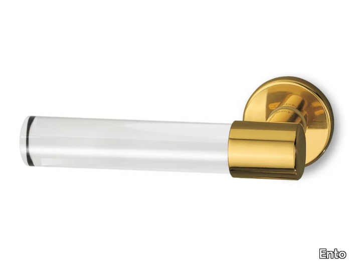 GHOST - Brass door handle _ Ento