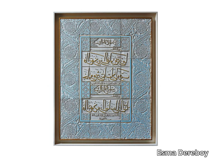 KARAHISARI FELAK-NAS - Ceramic wall decor item _ Esma Dereboy