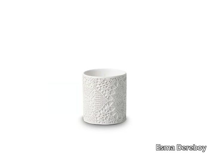 SAF SMALL - Ceramic candle holder / candle _ Esma Dereboy