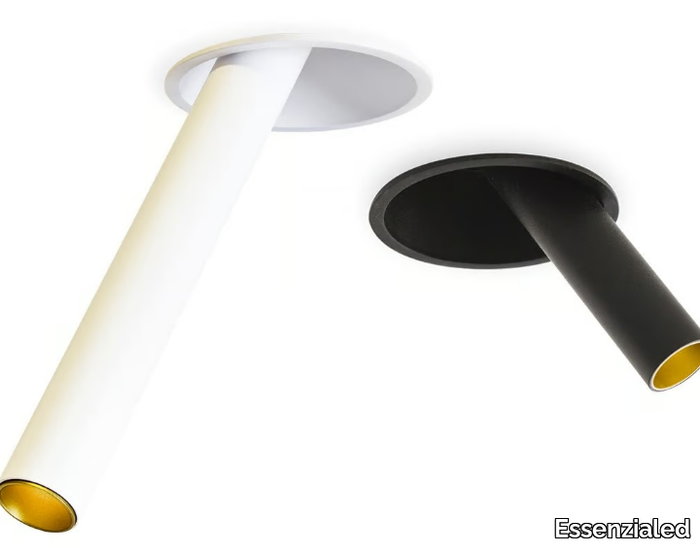 OFFSET - Recessed LED aluminium spotlight _ Essenzialed