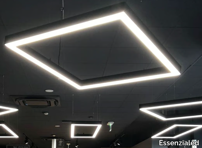 PWXL QR - LED aluminium pendant lamp _ Essenzialed