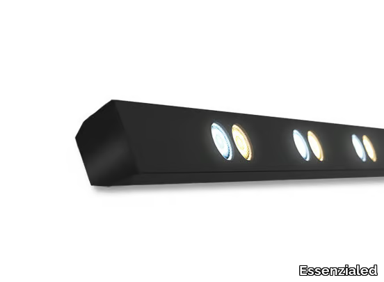 RECESSED PILLAR DYNAMIC - Anodized aluminium Furniture lighting _ Essenzialed