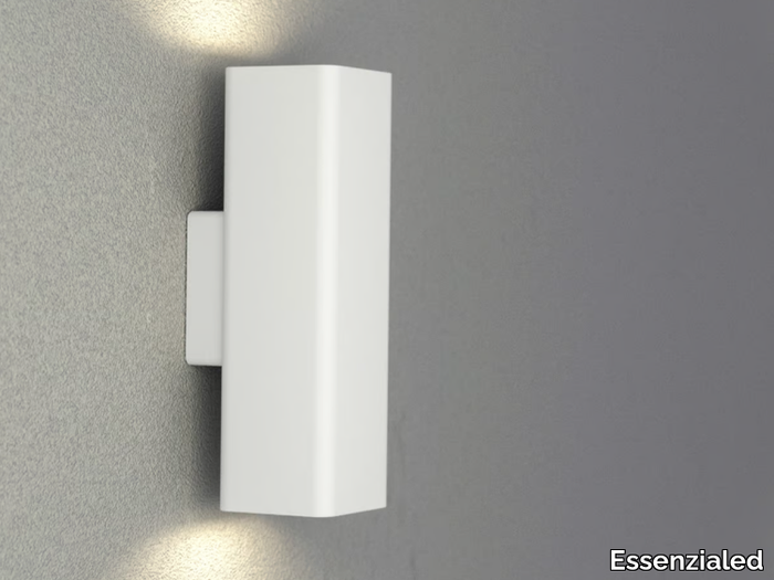 SQUADRO - LED plaster wall lamp _ Essenzialed