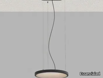 PADELLA S DARK - LED aluminium pendant lamp _ Essenzialed