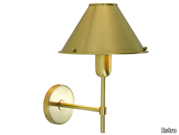 ALICYA - LED brass wall lamp with fixed arm _ Estro