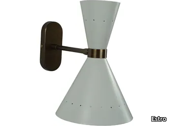 DIVA - LED painted metal and brass wall lamp _ Estro