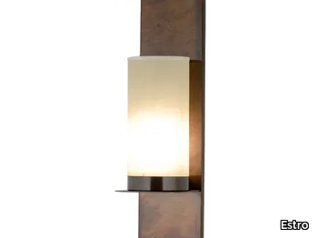 FIAMMA - LED fabric and brass wall lamp _ Estro