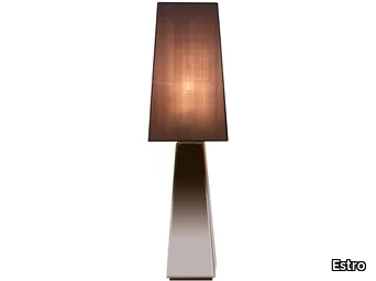 NARCISO - LED glass and fabric floor lamp _ Estro