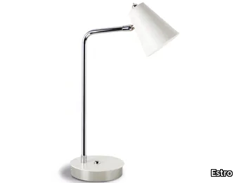 READ - Rechargeable cordless adjustable brass and iron table lamp _ Estro