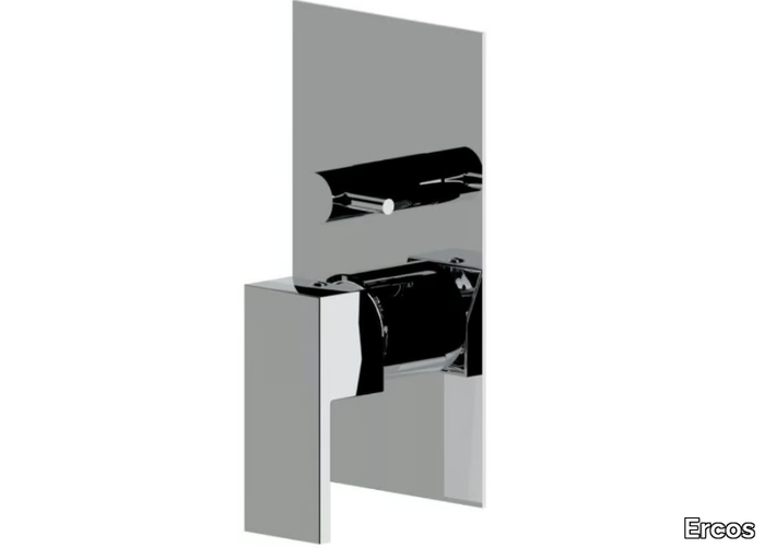 ITALIA R - Recessed shower mixer with plate _ Ercos