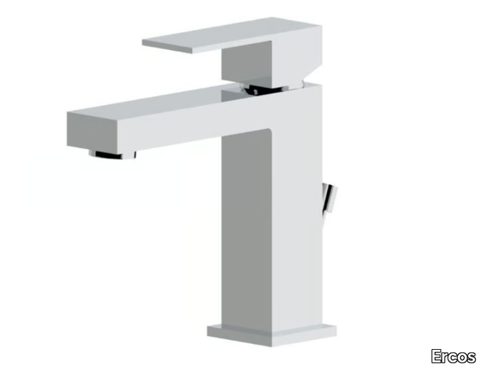 ITALIA R - Single handle washbasin mixer with pop up waste _ Ercos