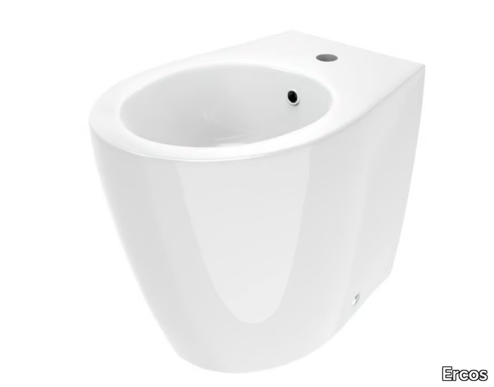 KITE - Floor mounted bidet with overflow _ Ercos