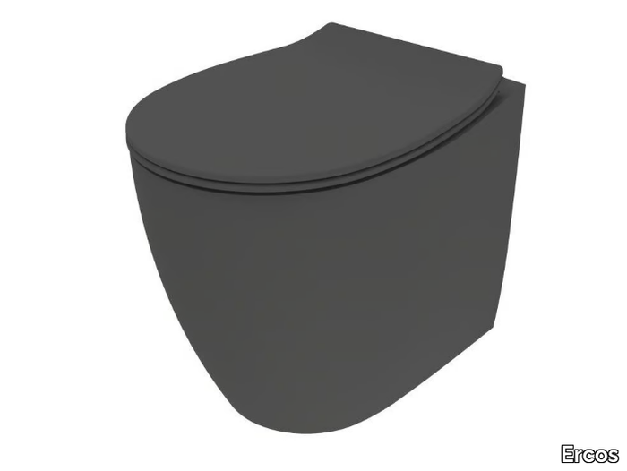 KITE - Floor mounted back to wall ceramic toilet _ Ercos