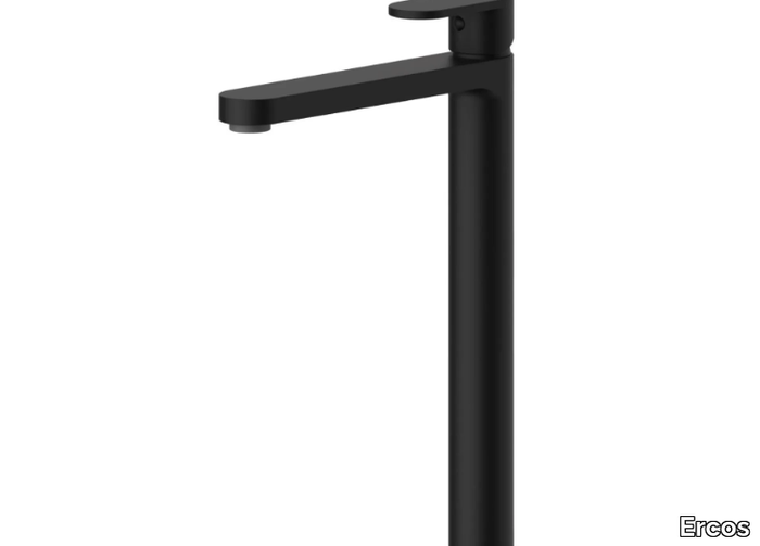 VERSILIA BLACK - High single handle washbasin mixer _ Ercos