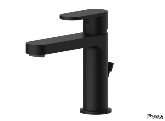 VERSILIA BLACK - Countertop washbasin mixer with pop up waste _ Ercos