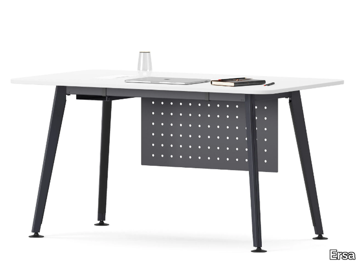 FLORES - Rectangular wooden workstation desk _ Ersa