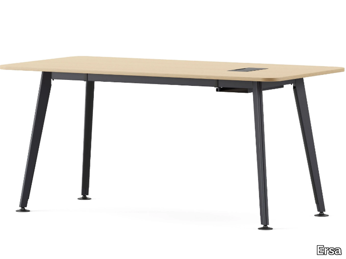 FLORES - Rectangular wooden writing desk _ Ersa