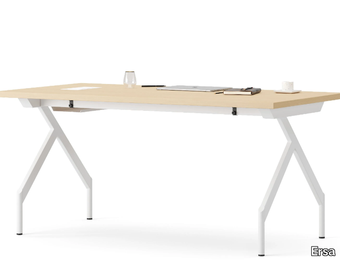 SO - Rectangular laminate writing desk _ Ersa