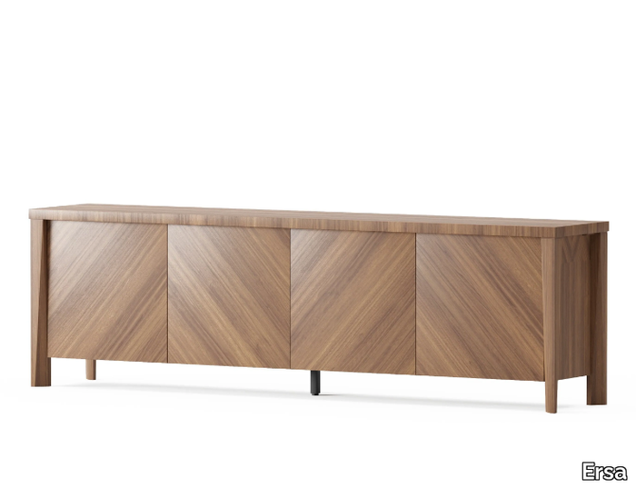 KITH - Wood veneer sideboard with doors _ Ersa