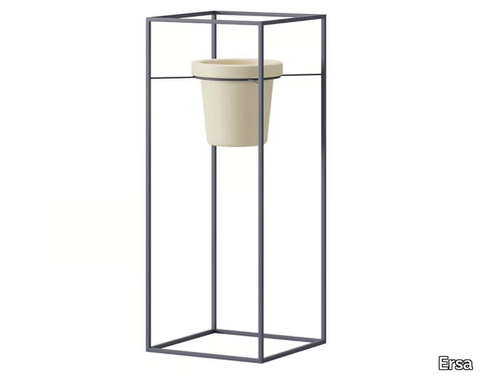 GRID - High square metal plant pot _ Ersa