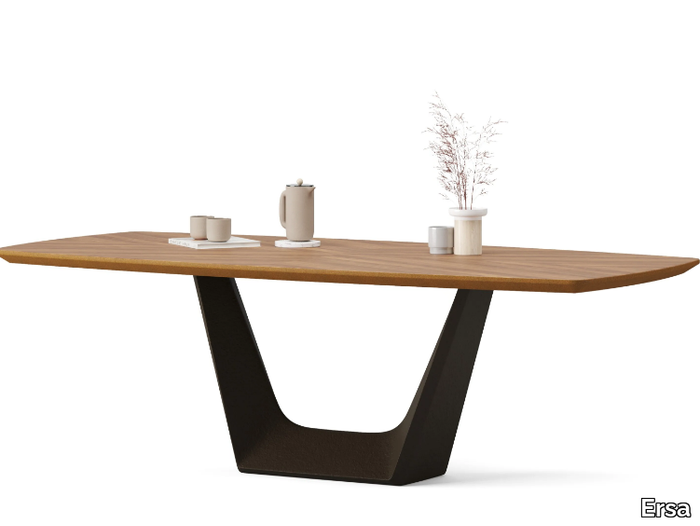 NOX - Rectangular wooden table _ Ersa