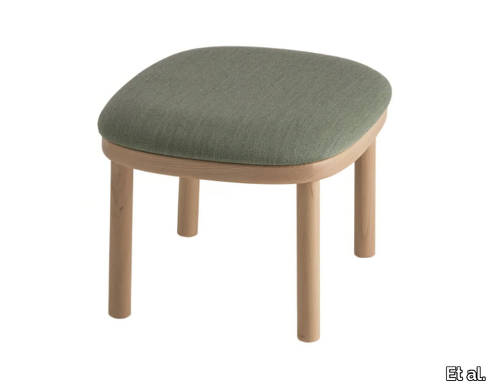 AGAMI 1168 - Upholstered fabric footstool _ Et al.