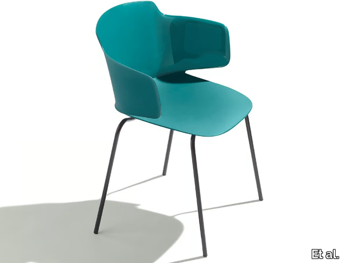 CLASSY 1091 - Stackable polypropylene chair with armrests _ Et al.