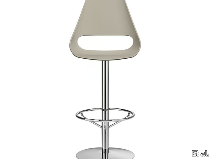 ECHO 333 - Swivel technopolymer stool with footrest _ Et al.