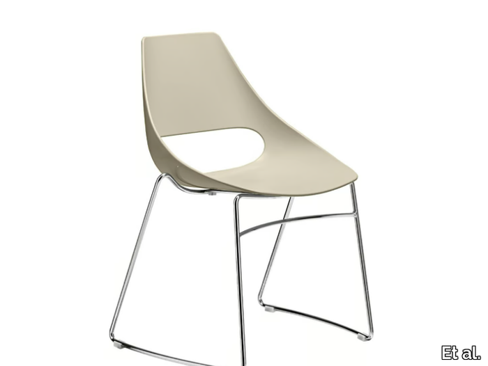 ECHO 152 - Stackable sled base technopolymer chair _ Et al.