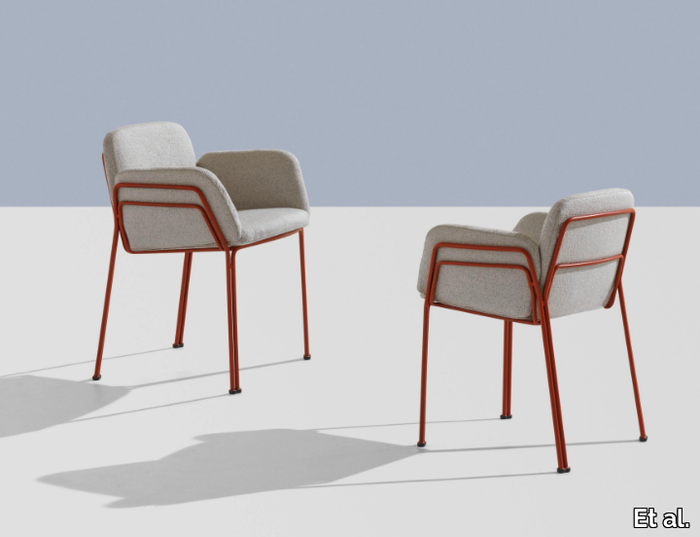 ARI 1320 - Upholstered fabric chair with armrests _ Et al.