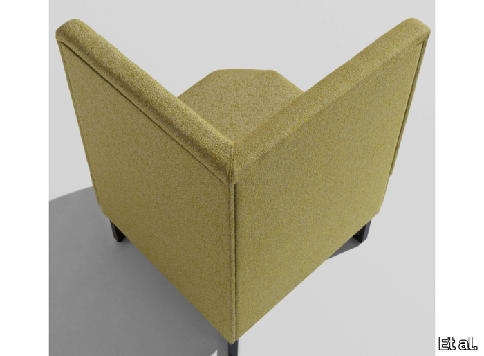 SPACE+ 1405 - Corner fabric armchair _ Et al.