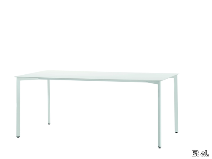 ZENITH 476 - Rectangular steel table _ Et al.