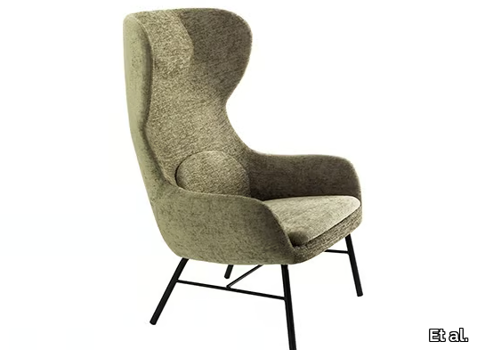 MYRA 681 - Bergere fabric armchair _ Et al.