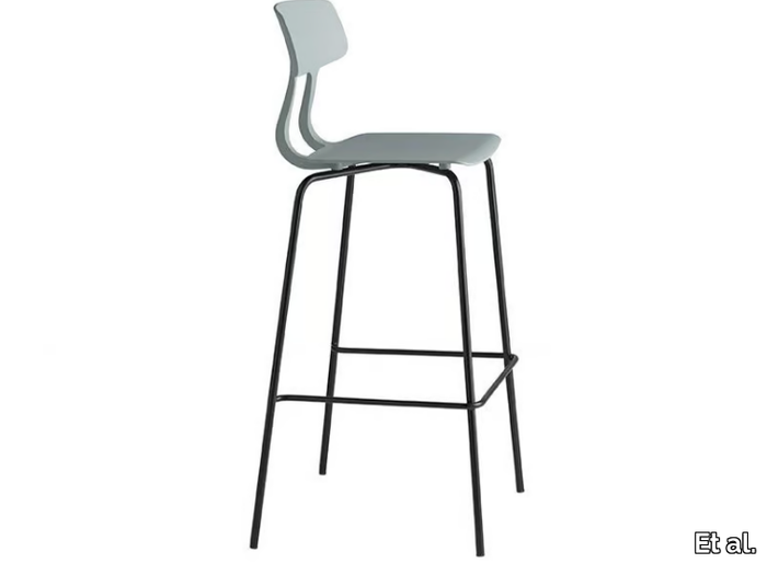 SNAP 1102 - High polypropylene stool with footrest _ Et al.