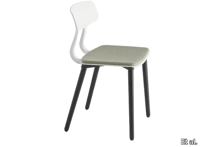 SNAP 1105N - Wooden chair with integrated cushion _ Et al.