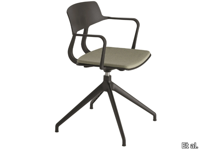 SNAP 1109N - Swivel polypropylene chair with integrated cushion _ Et al.