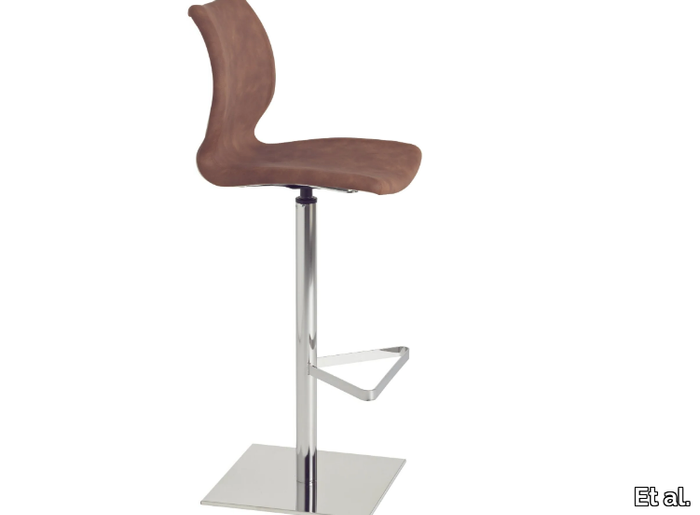 UNI 380M / UNI 380B-M - Swivel high stool with footrest _ Et al.