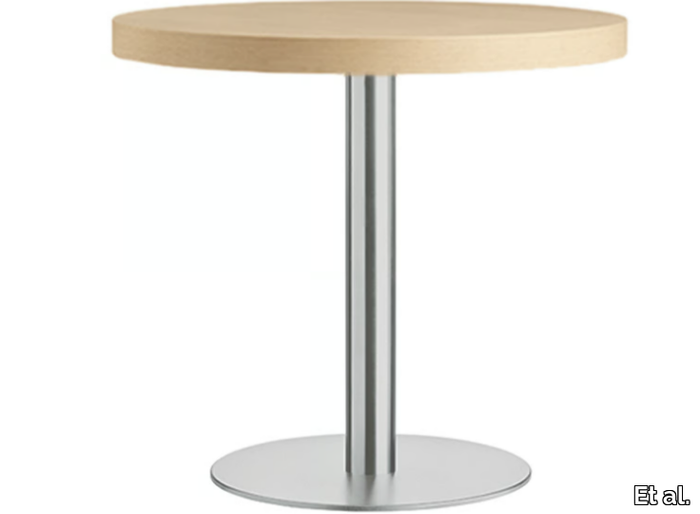 XT 478 - Round steel and wood table _ Et al.