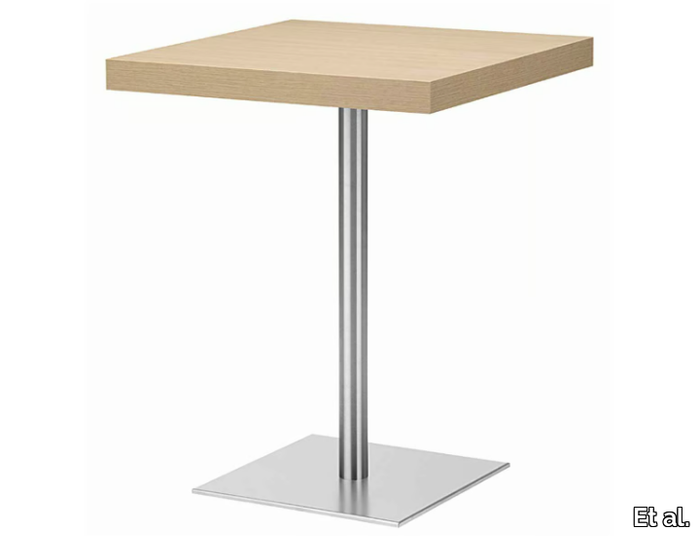 XT 495T - Square steel and wood table _ Et al.