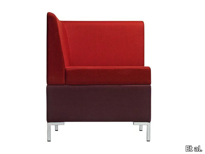 ABACO 752 - Corner sectional fabric armchair _ Et al.