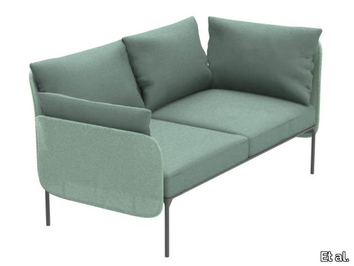 BLOOM 1210 DX/SX - 2 seater fabric sofa _ Et al.