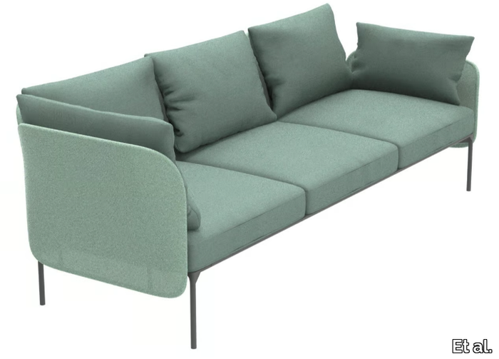 BLOOM 1221 DX/SX - 3 seater fabric sofa _ Et al.