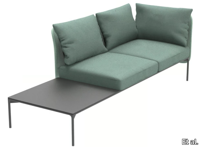 BLOOM 1233 DX/SX - Modular 2 seater fabric sofa _ Et al.