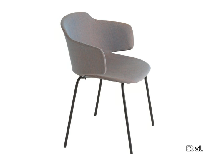 CLASSY 1091M - Fabric chair with armrests _ Et al.