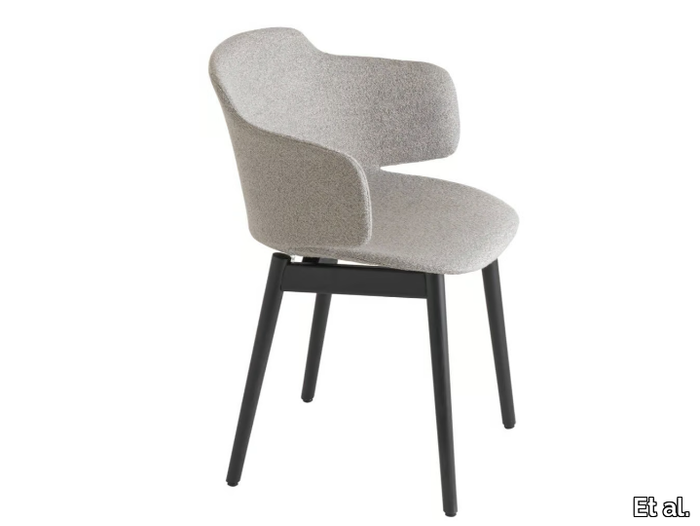 CLASSY 1096M - Fabric chair with armrests _ Et al.